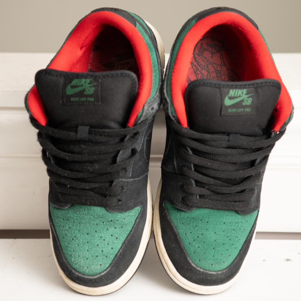 Nike Dunk Low Pro SB Reptile Gucci Mens 8 Authentic Rare Vintage Skater Designer - Picture 6 of 11